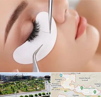 آموزش اکستنشن مژه در پردیس