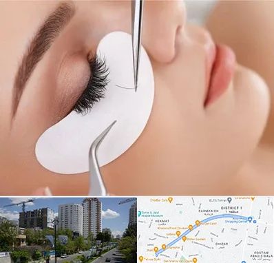 آموزش اکستنشن مژه در اندرزگو