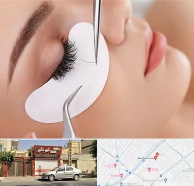 آموزش اکستنشن مژه در باجک قم