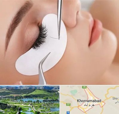 آموزش اکستنشن مژه در خرم آباد