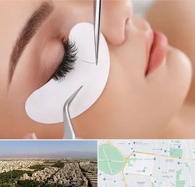 آموزش اکستنشن مژه در نازی آباد