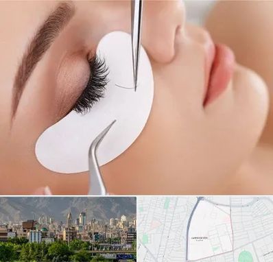 آموزش اکستنشن مژه در جمشیدیه