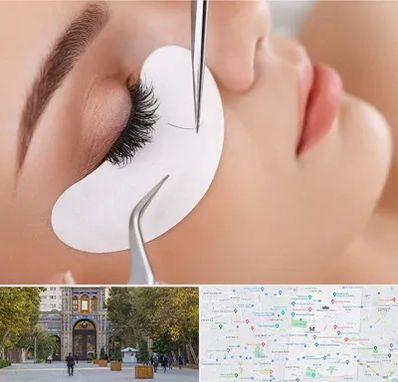 آموزش اکستنشن مژه در منطقه 12 تهران