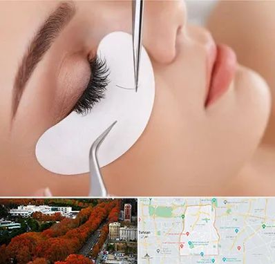 آموزش اکستنشن مژه در منطقه 6 تهران