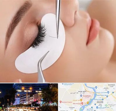 آموزش اکستنشن مژه در کیانپارس اهواز