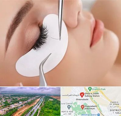 آموزش اکستنشن مژه در قصرالدشت شیراز