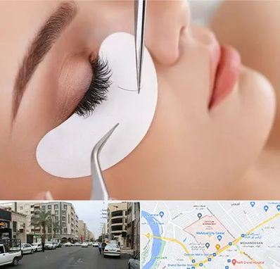 آموزش اکستنشن مژه در زیتون کارمندی اهواز