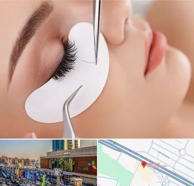 آموزش اکستنشن مژه در لاله پارک تبریز