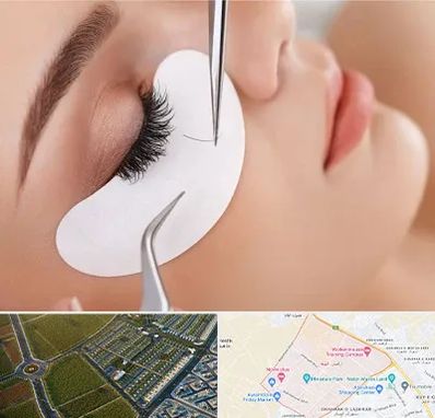 آموزش اکستنشن مژه در الهیه مشهد