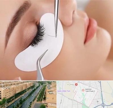 آموزش اکستنشن مژه در فاز سه اندیشه