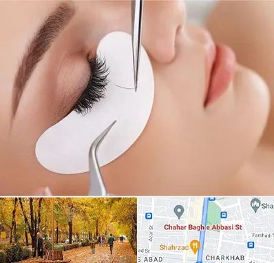 آموزش اکستنشن مژه در چهارباغ اصفهان