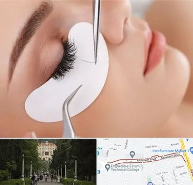 آموزش اکستنشن مژه در بلوار معلم رشت 