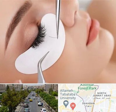 آموزش اکستنشن مژه در شهران 