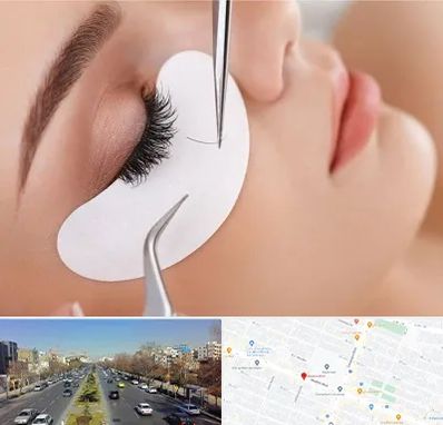 آموزش اکستنشن مژه در بلوار معلم مشهد