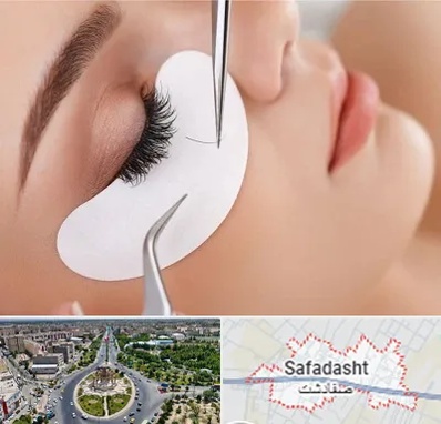 آموزش اکستنشن مژه در صفادشت