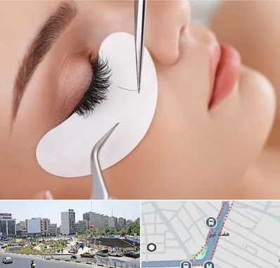 آموزش اکستنشن مژه در هفت تیر