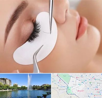 آموزش اکستنشن مژه در کوهسنگی مشهد