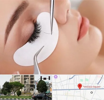 آموزش اکستنشن مژه در میدان فردوسی تهران