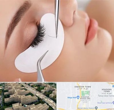 آموزش اکستنشن مژه در اکباتان 