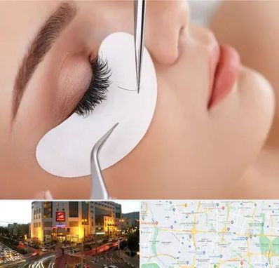 آموزش اکستنشن مژه در جنت آباد تهران 