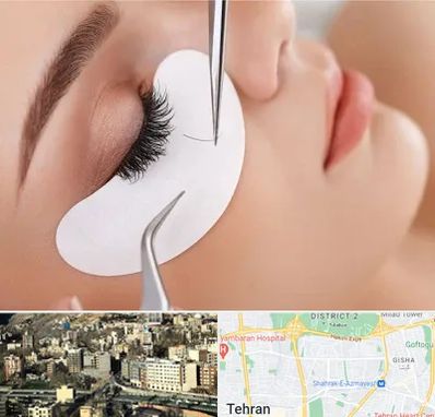 آموزش اکستنشن مژه در مرزداران 