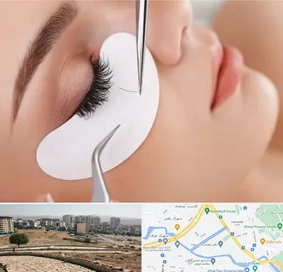 آموزش اکستنشن مژه در کوی وحدت شیراز