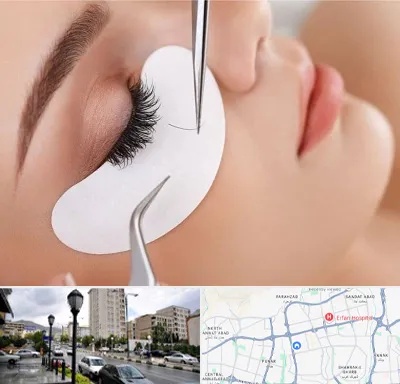 آموزش اکستنشن مژه در شمال غرب تهران