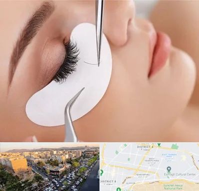 آموزش اکستنشن مژه در تهرانپارس 