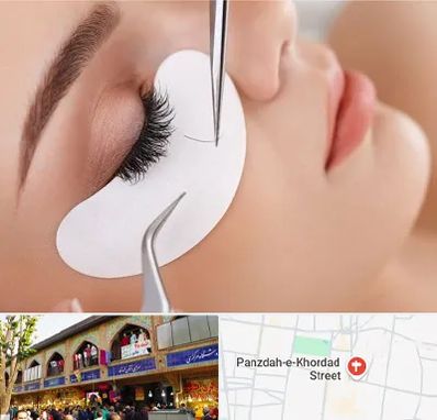 آموزش اکستنشن مژه در 15 خرداد