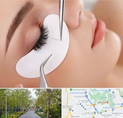 آموزش اکستنشن مژه در قدوسی غربی شیراز