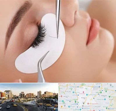 آموزش اکستنشن مژه در منطقه 7 تهران