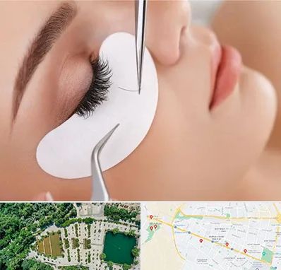 آموزش اکستنشن مژه در وکیل آباد مشهد