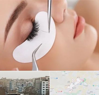 آموزش اکستنشن مژه در محمد شهر کرج