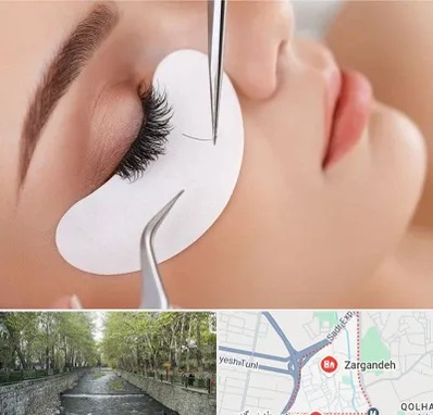 آموزش اکستنشن مژه در زرگنده
