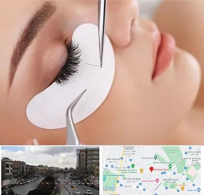 آموزش اکستنشن مژه در بلوار فردوسی مشهد