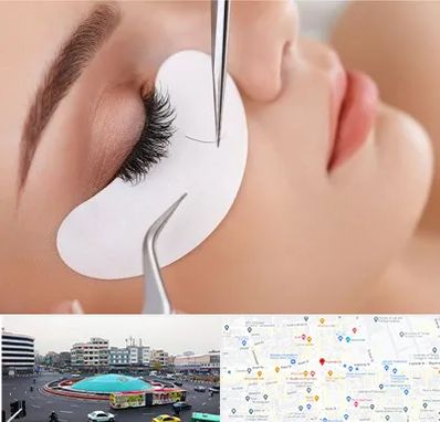 آموزش اکستنشن مژه در میدان انقلاب