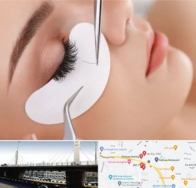 آموزش اکستنشن مژه در پارک وی 