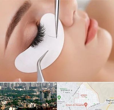 آموزش اکستنشن مژه در عظیمیه کرج 