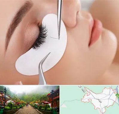 آموزش اکستنشن مژه در فومن