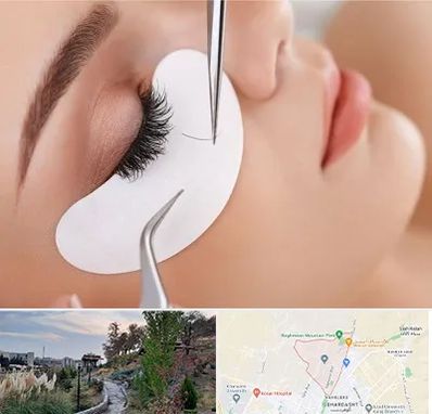 آموزش اکستنشن مژه در باغستان کرج