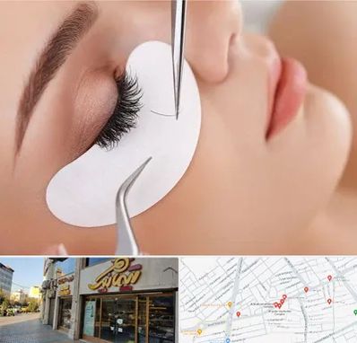 آموزش اکستنشن مژه در عطاران قم