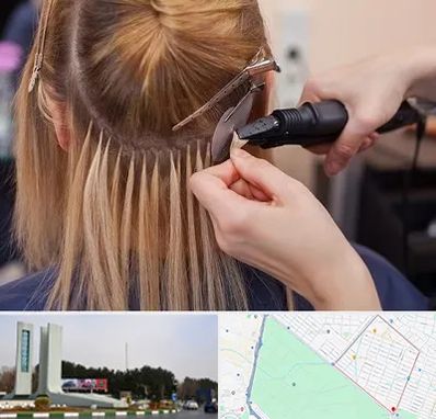 آموزش اکستنشن مو در بلوار فلسیطین مشهد