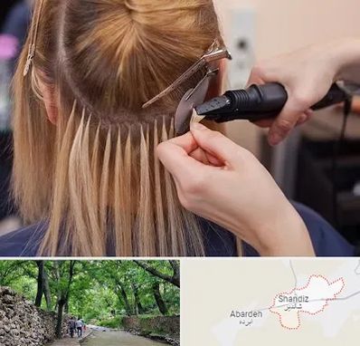 آموزش اکستنشن مو در شاندیز مشهد