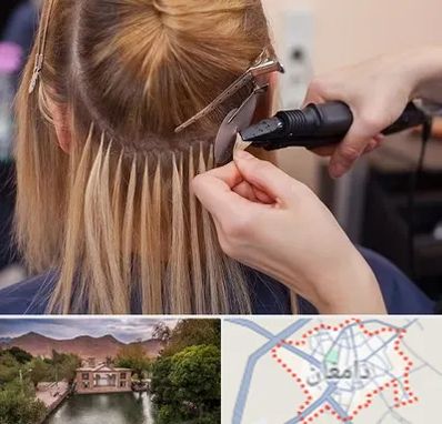آموزش اکستنشن مو در دامغان