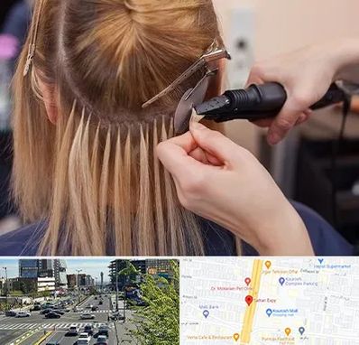 آموزش اکستنشن مو در ستاری