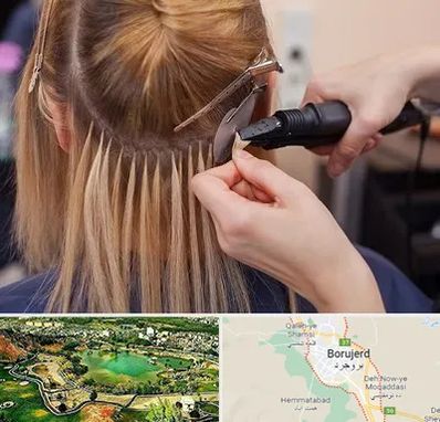 آموزش اکستنشن مو در بروجرد