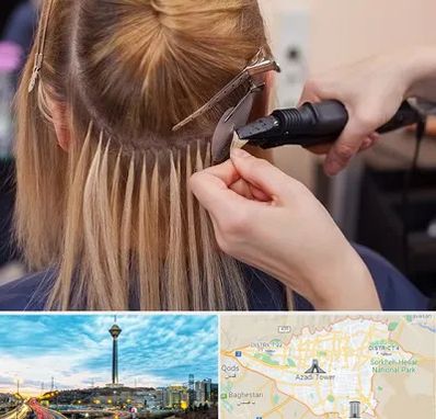 آموزش اکستنشن مو در تهران