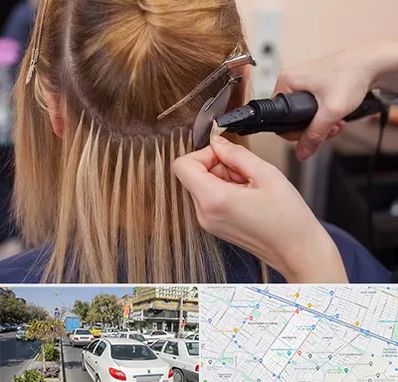 آموزش اکستنشن مو در مفتح مشهد