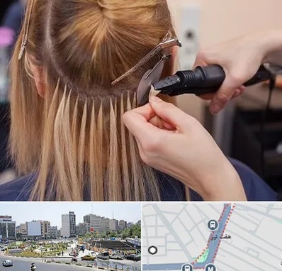 آموزش اکستنشن مو در هفت تیر