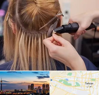 آموزش اکستنشن مو در غرب تهران 